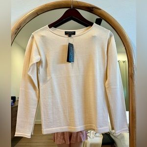 Light beige/cream Merino wool sweater Banana Republic